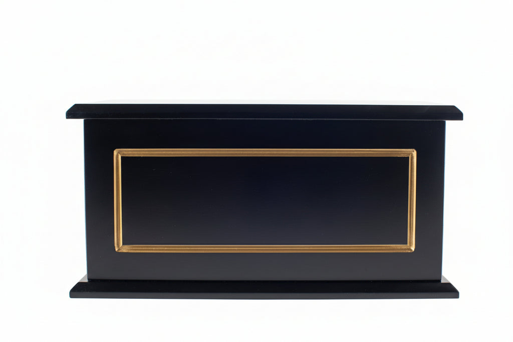 Painted Bevelled - Black and Gold