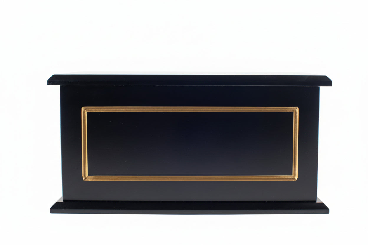 Painted Bevelled - Black and Gold