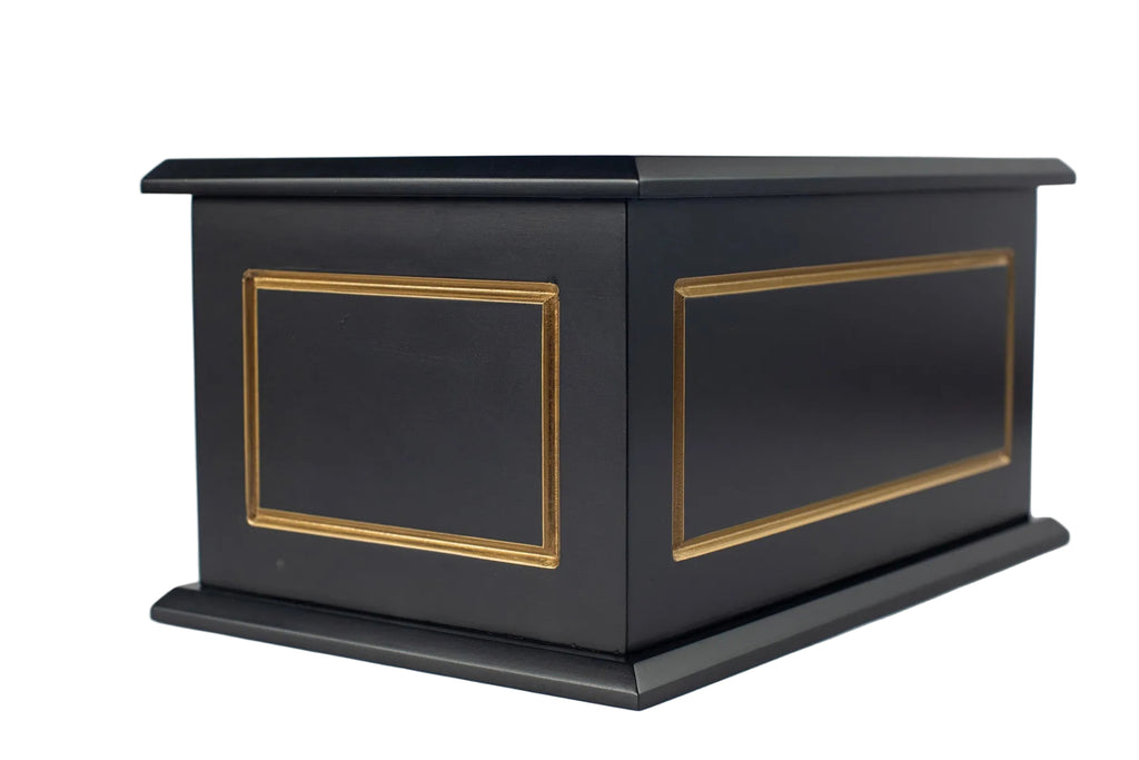 Painted Bevelled - Black and Gold